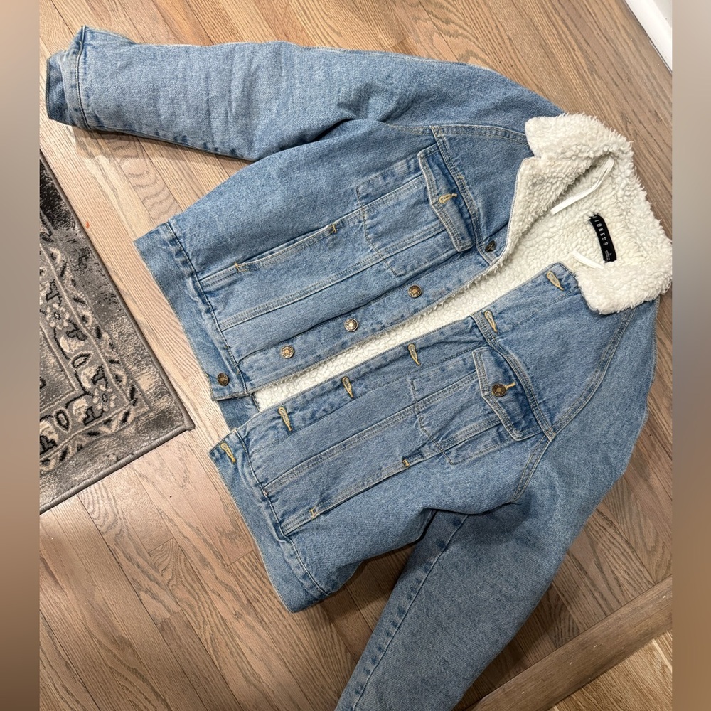 Shearling Jean Jacket - image 1